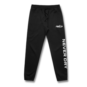 RE-UP Jogger - Black with White Print